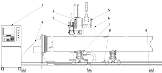 Drawings of XG Model 6 Axis 3D Pipe Cnc Profiling Shape Cutting Machine Drawings of XG Model 6 Axis 3D Pipe Cnc Profiling Shape Cutting Machine