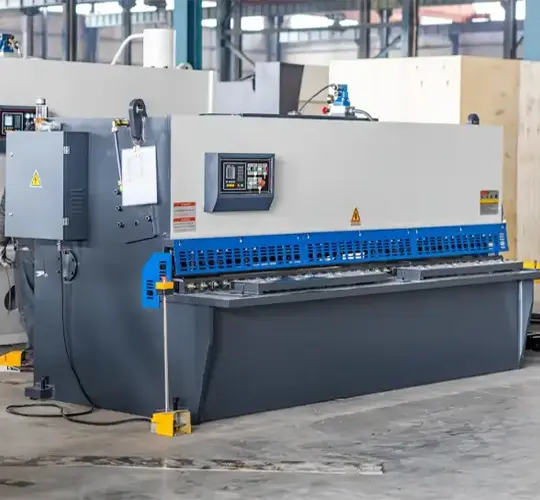 Máquina de cisalhamento de feixe de balanço QC12K